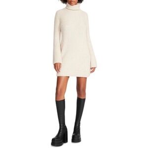 Steve Madden Abbie Sweater Dress in Oatmeal - Small